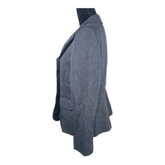 Le Suit Petite Women's Three-Button Gray Blazer Size 14P - Picture 2 of 6